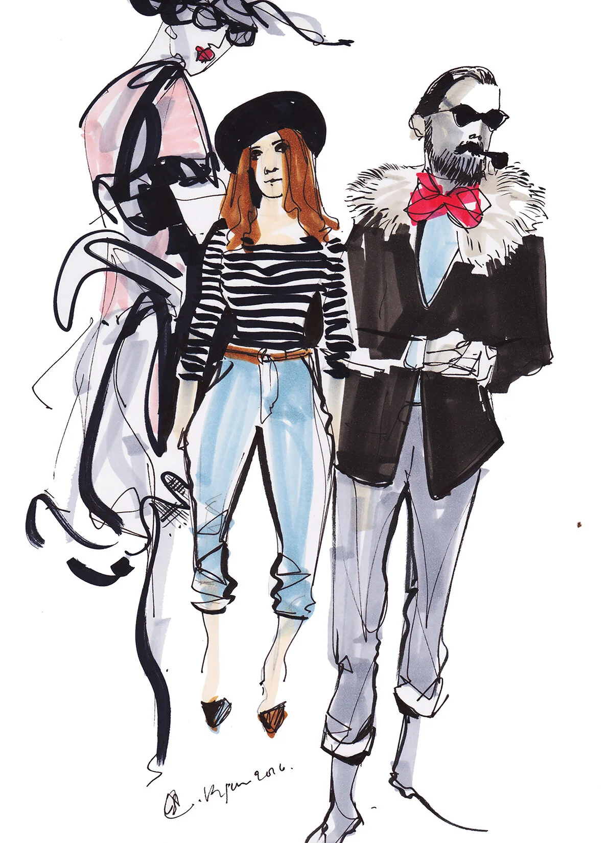 Fashion Illustration — Kaustav Majumdar